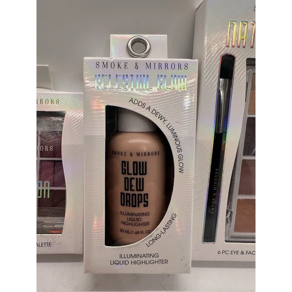 Smoke & Mirrors Makeup Bundle Pink Obsession Natural Charm Glow Dew